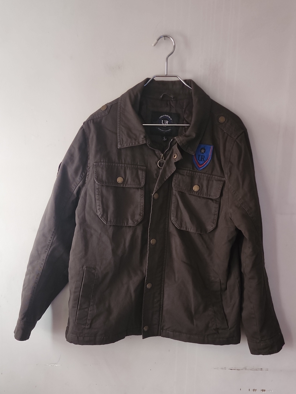 Urban Republic Olive Green Military-Inspired Field Jacket